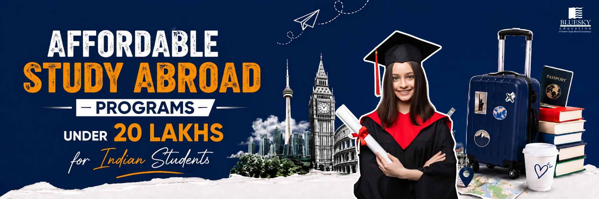 Affordable Study Abroad Programs Under 20 Lakhs for Indian Students 2026